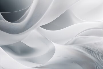 Modern Abstract White and Grey Background with Blurred Patterns for Contemporary Design