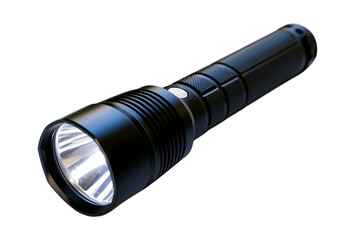 Reliable emergency light for camping and hiking Isolated on white background or PNG background.