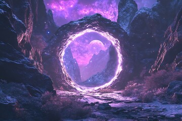 Magical portal to another dimension