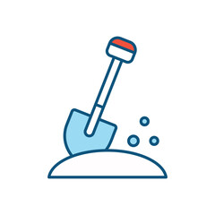 Shovel vector icon