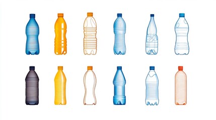 Collection of Various Plastic Bottle Designs