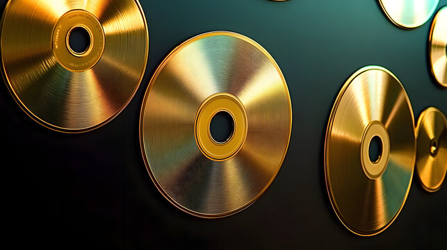 display gold cd
