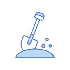 Shovel vector icon