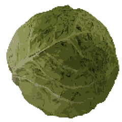Cabbage pixel art