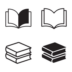 set of books vector