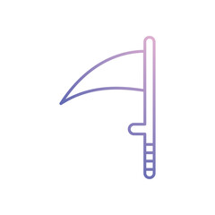 Scythe vector icon 