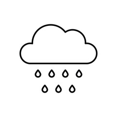 Rain vector icon