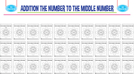 Editable addition math worksheets for childcare