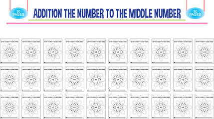Editable addition math worksheets for childcare