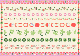 Cute Heisei Retro Border
