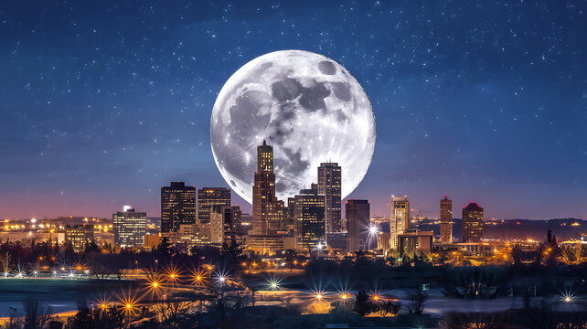 Moon Skyline Images – Browse 672,175 Stock Photos, Vectors