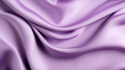 Obraz premium Beautiful purple violet silk background. Luxury elegant smooth silk satin material with soft draperies and wavy folds. Top view