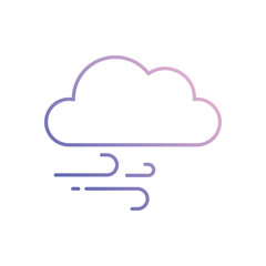 Wind vector icon