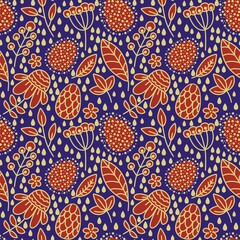 Easter eggs seamless spring pattern for wrapping paper and fabrics