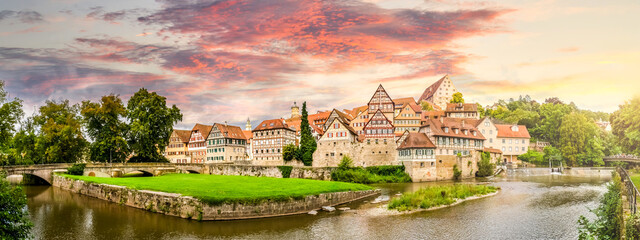 Altstadt, Schwaebisch Hall, Deutschland 
