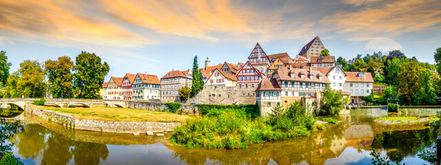 Altstadt, Schwaebisch Hall, Deutschland 