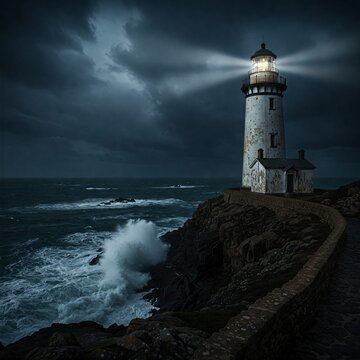 Faro en medio de la tormenta