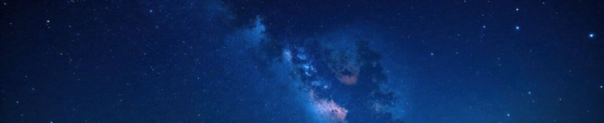 Fototapeta premium Dark canvas of night sky with countless stars in various sizes and colors, celestial, darkness