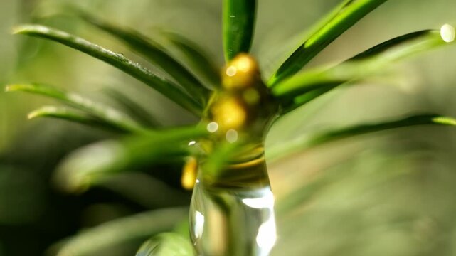 water droplets macro