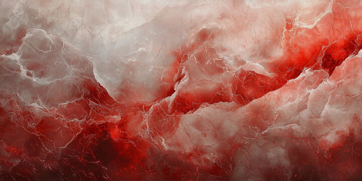 Abstract Red Background, Natural Stone Texture, Shattered Quartz