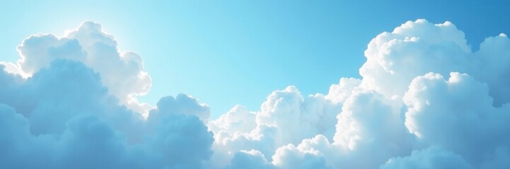 Dreamy light blue swirling clouds with subtle texture , gradient, gentle