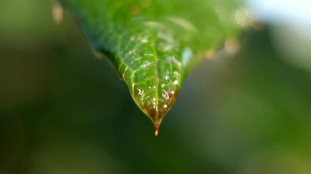 water droplets macro