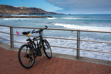 Fototapeta premium Bicycle on the beach