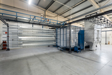 painting chamber for parts and painter