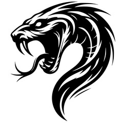 King cobra silhouette