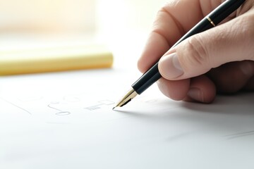 Writing a creative concept home office photography indoor close-up inspiration