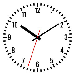Analog Clock alpha ten past ten