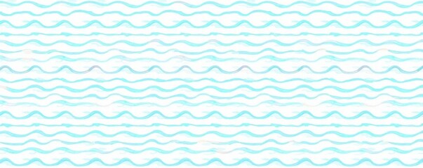 Marine seamless pattern with stylized wavy lines on a soft white background, wave pattern, nautical design, sea texture
