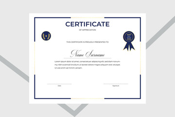  Modern certificate design template