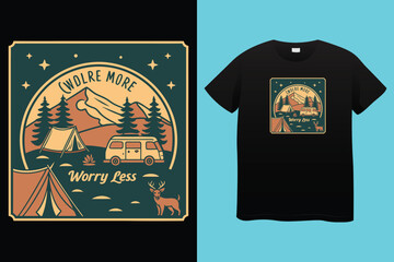 Retro summer t shirt design