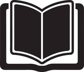 E-book reader icon vector on white background