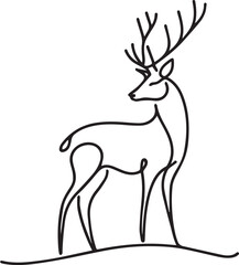 Line Drawing – Black Vector Art