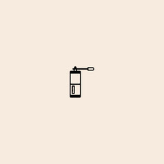 Coffee machine icon flat vector design. 