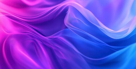 Obraz premium Abstract blurred background with a blue and purple gradient color, 3D rendering illustration. Abstract wallpaper