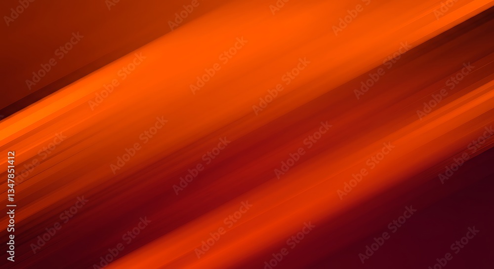 Poster dynamic abstract diagonal orange red motion lines gradient backdrop