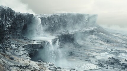 Underground geothermal springs