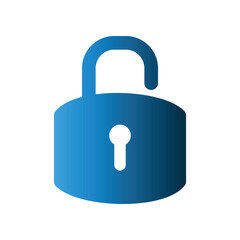 Padlock icon design template