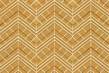Elegant geometric pattern background of thin golden chevron lines creating a luxurious, seamless texture for high end design projects