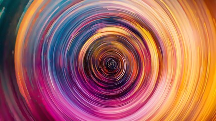 Artistic time-lapse effect of a spinning star trail, circular patterns of starlight captured in long-exposure photography, mesmerizing celestial motion