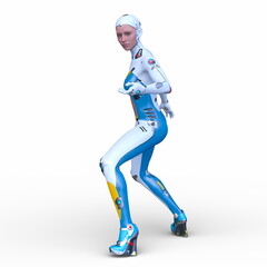 女性サイボーグ