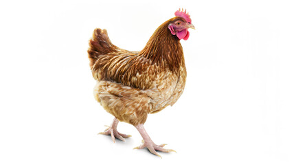 Fototapeta premium Brown Hen Standing