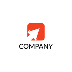 Aero square innovative technology logo design vector template editable high resolution 