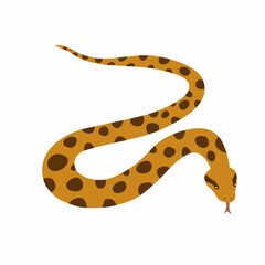 Naklejka premium Spotted Snake Illustration Design. Vector image