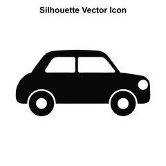 Retro car icon vector illustration of a vintage automobile with a classic design and wheels, symbolizing transportation and travel in an old-school style