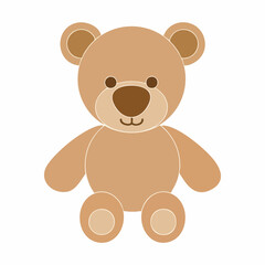 Obraz premium Cute Cartoon Bear Illustration. Vector image