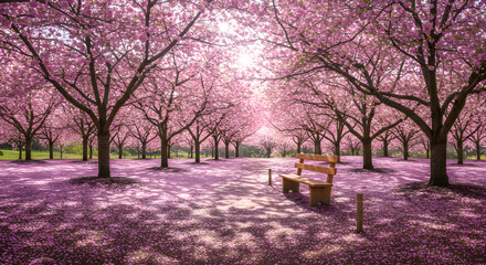 Fototapeta premium bench in the park